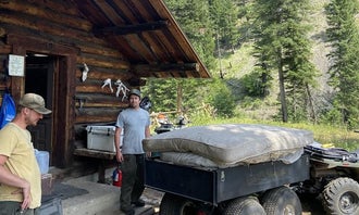 Camping near Boulder Forks: Deer Creek Cabin (MT), Mcleod, Montana