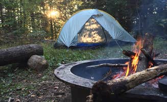Kirsty G.'s photo of tent camping at Chequamegon National Forest Perch Lake Campground near Alpha, MI