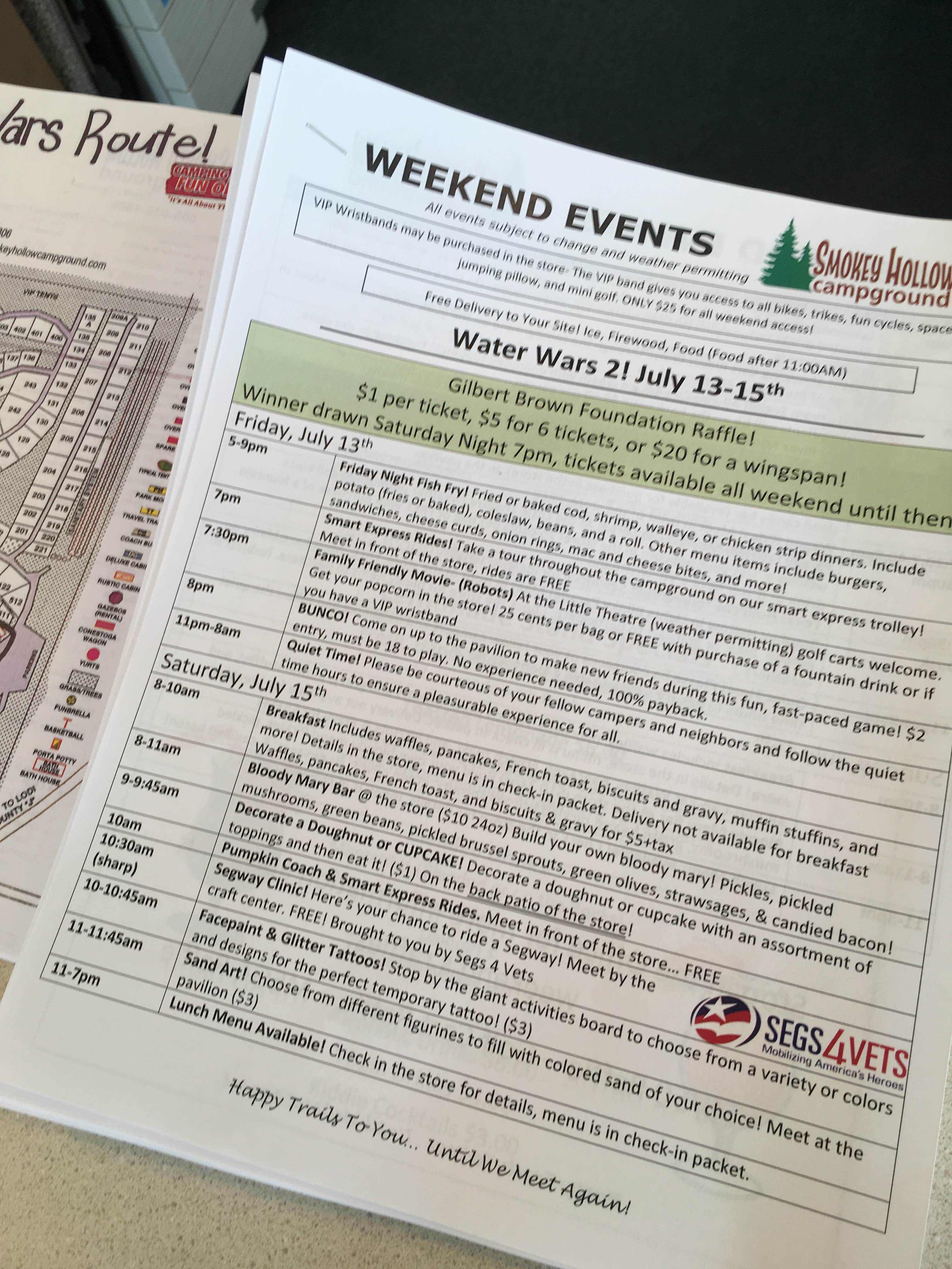 Camper-submitted photo at Smokey Hollow Campground near Dane, WI