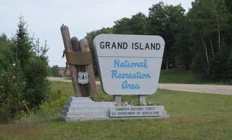 Camping near Pictured Rocks RV Park and Campground: Grand Island Cabins, Munising, Michigan