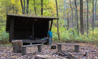 Camping near Poplar Grove Youth Group Campground — Catoctin Mountain Park: Adirondack Shelters — Catoctin Mountain Park, Sabillasville, Maryland
