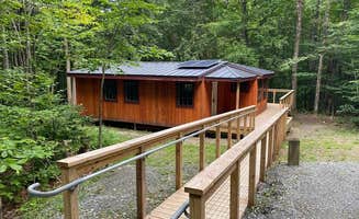 The Dyrt's photo of a cabin at Chittenden Brook Campground near Essex Junction, VT