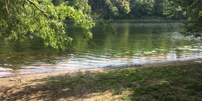 Camper submitted image from Tom's Creek Boat In Campsites — Delaware Water Gap National Recreation Area