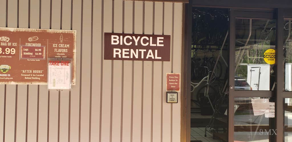 If you didn't bring your own bike, you can rent one for exploring the Cades Cove loop road, especially on the mornings when it is closed to cars.