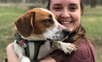 Grace D.'s photo of camping with pets at Delaware State Park Campground near Carey, OH