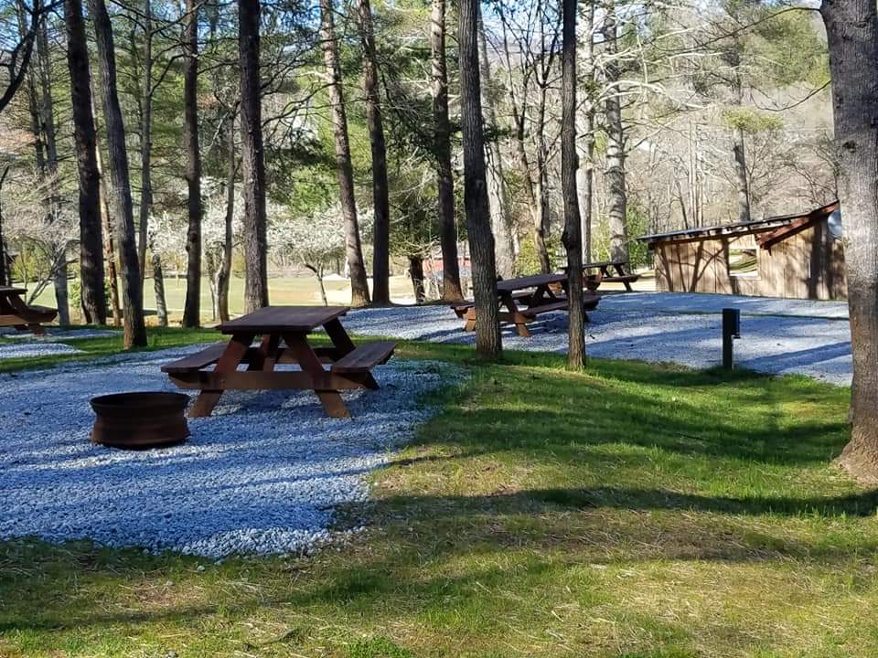 Camper submitted image from Rose Creek Campground and Cabins Franklin, NC - 1