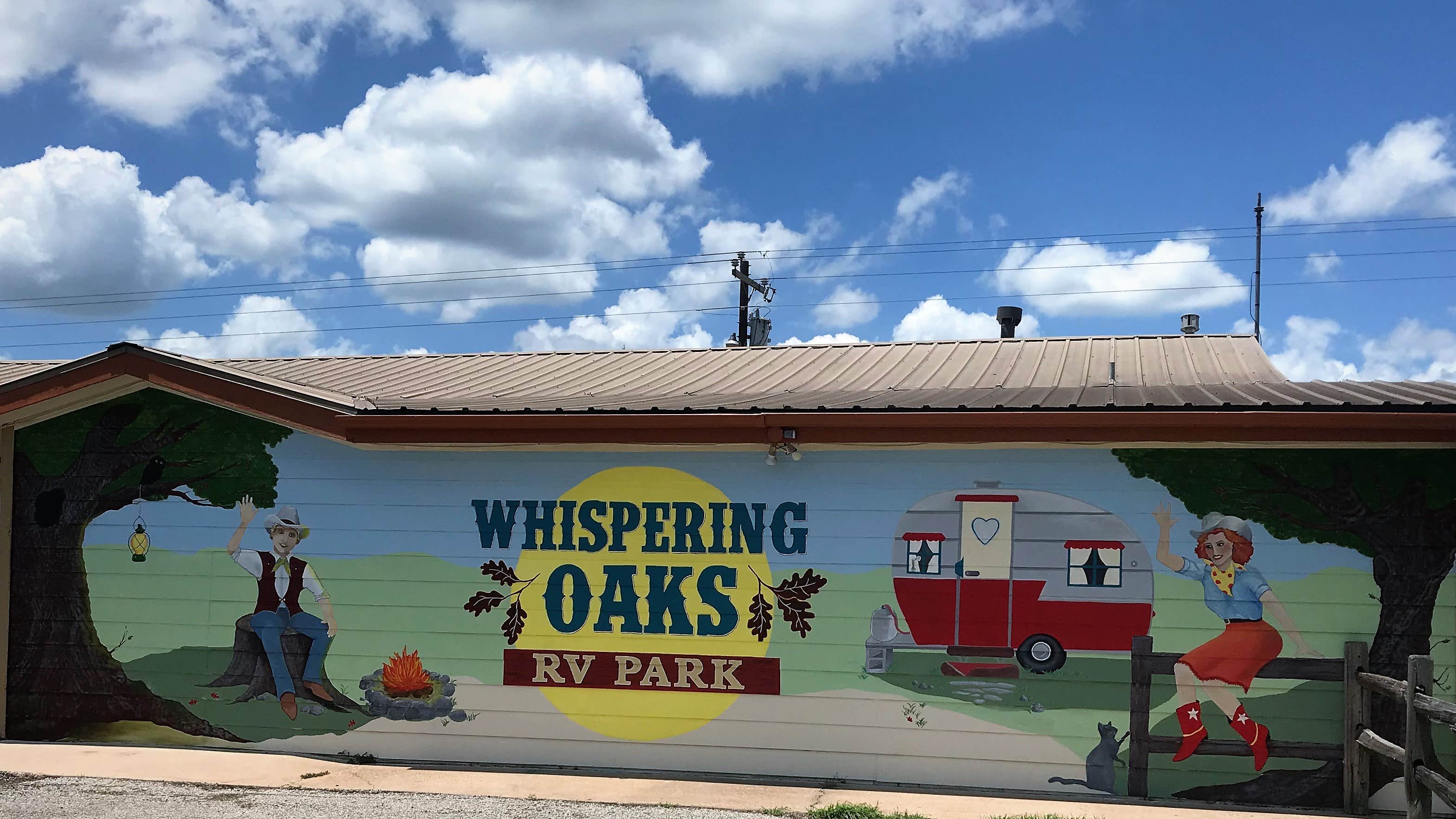 Camper-submitted photo at Whispering Oaks RV Park near La Grange, TX