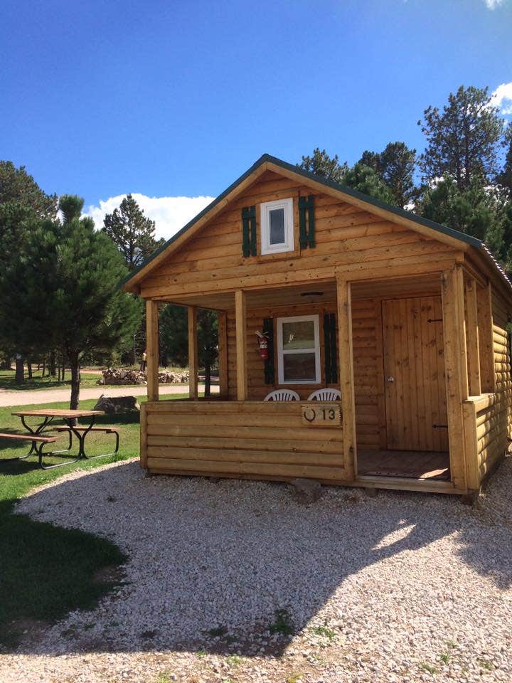 Daniel R.'s photo of a cabin at Broken Arrow Horse and RV Campground near Buffalo Gap, SD