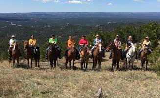 Daniel R.'s photo of camping with a horse at Broken Arrow Horse and RV Campground near Rapid City, SD