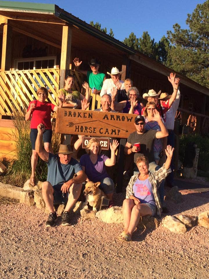 Daniel R.'s photo of camping with pets at Broken Arrow Horse and RV Campground near Custer, SD