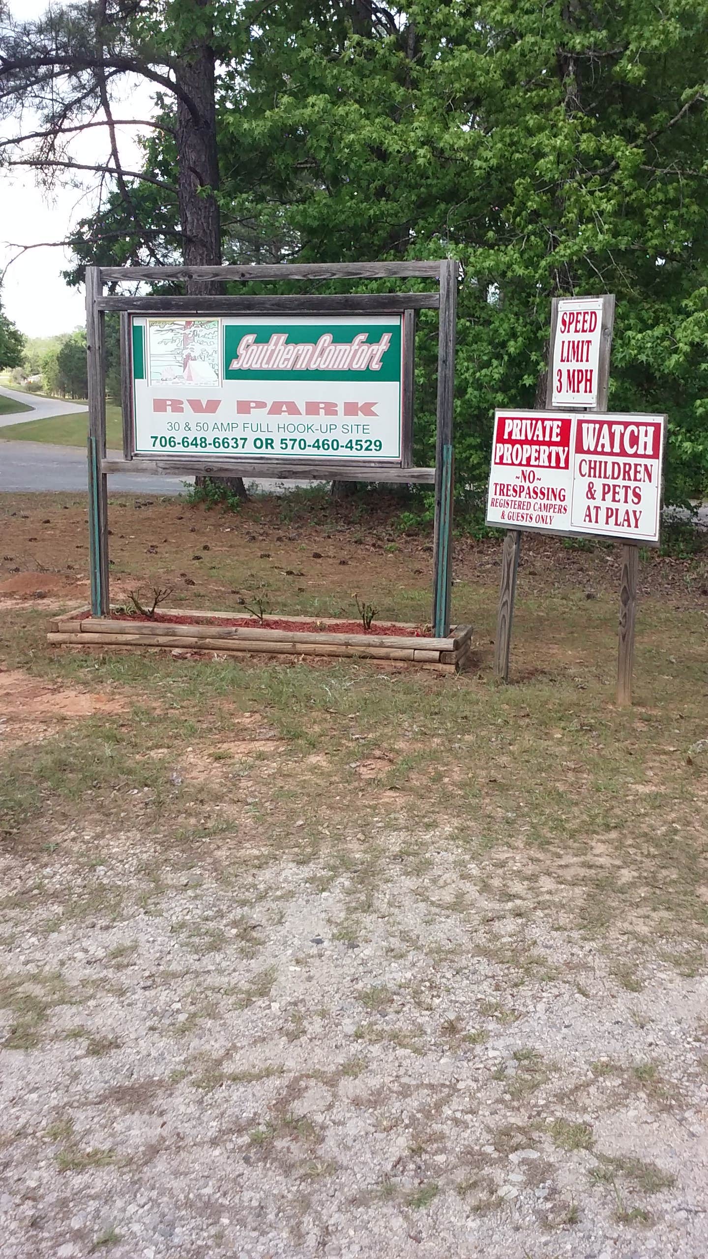 Camper-submitted photo at Southern Comfort RV Park near Thomaston, GA