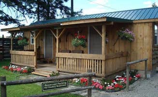 Dan R.'s photo of a cabin at Tamarack RV Park And Vacation Cabins near Spirit Lake, ID