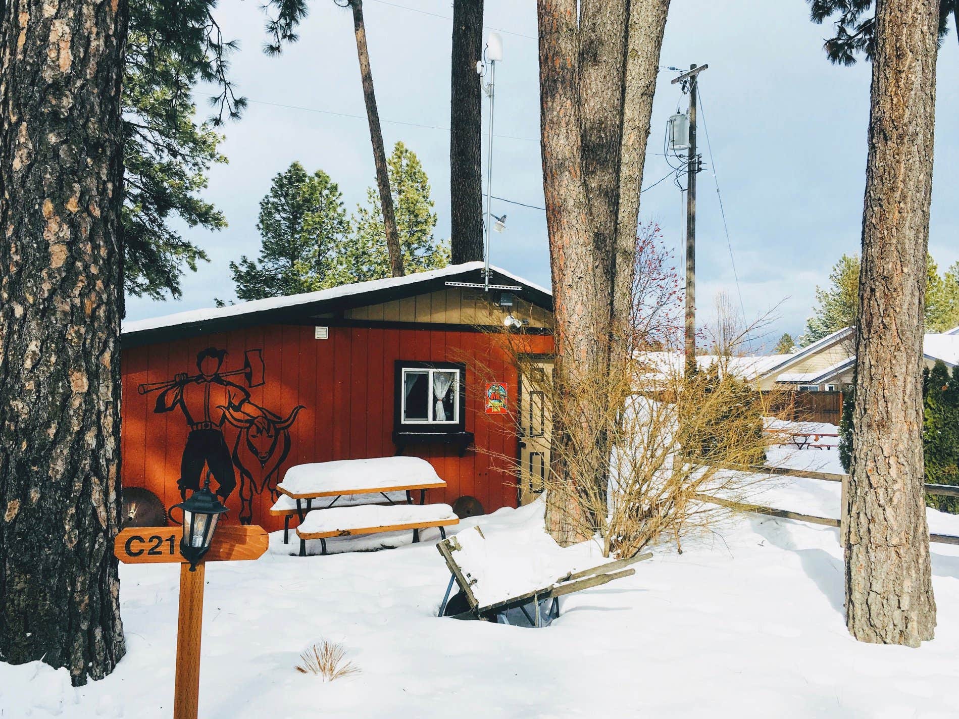 Camper-submitted photo at Tamarack RV Park And Vacation Cabins near Harrison, ID