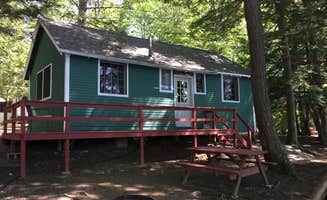 April R.'s photo of a cabin at Birches Lakeside Campground near Thomaston, ME