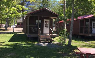 April R.'s photo of glamping accommodations at Birches Lakeside Campground near Skowhegan, ME