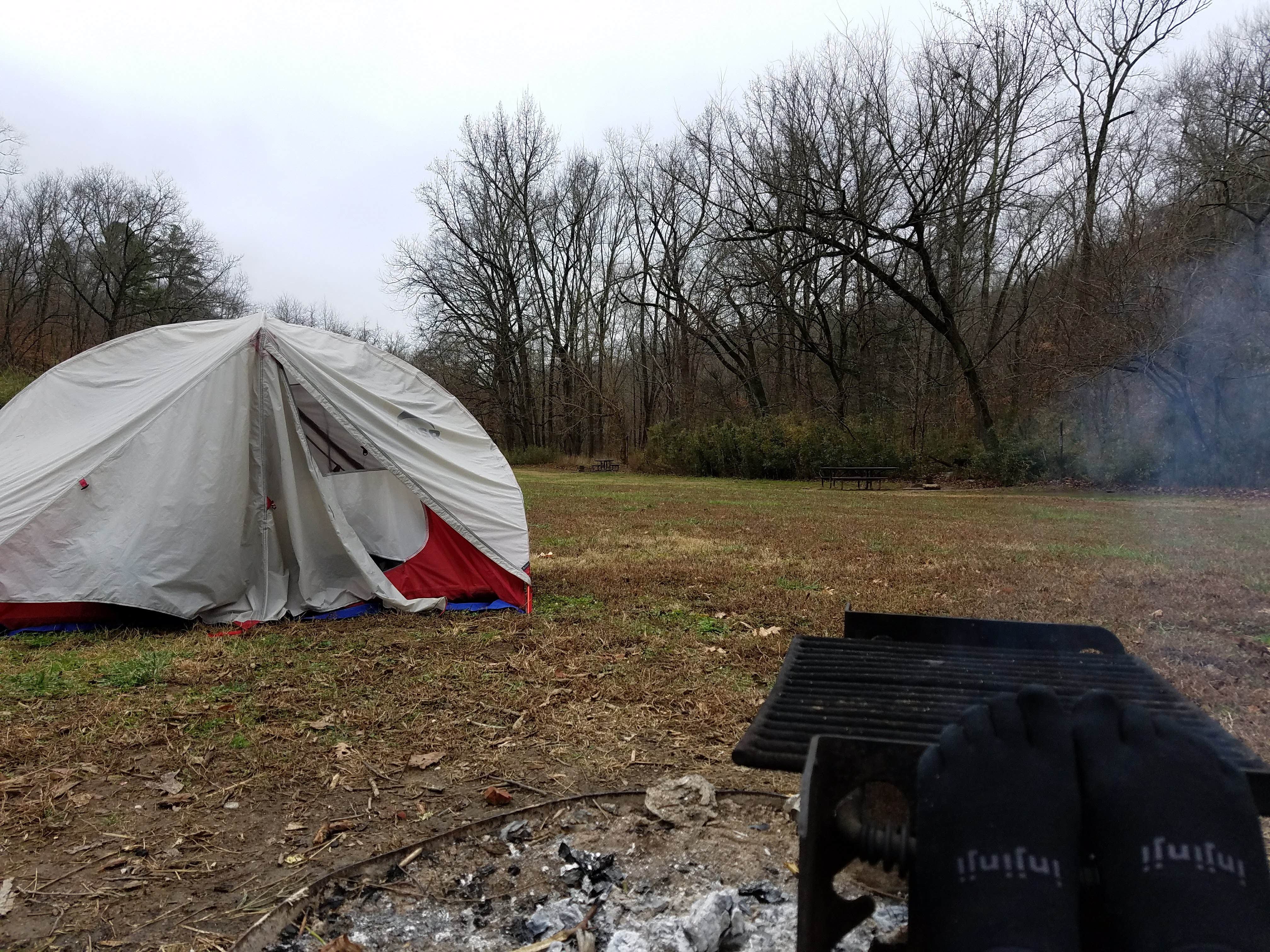 Carlene N.'s photo of tent camping at Steel Creek Campground — Buffalo National River near Kingston, AR