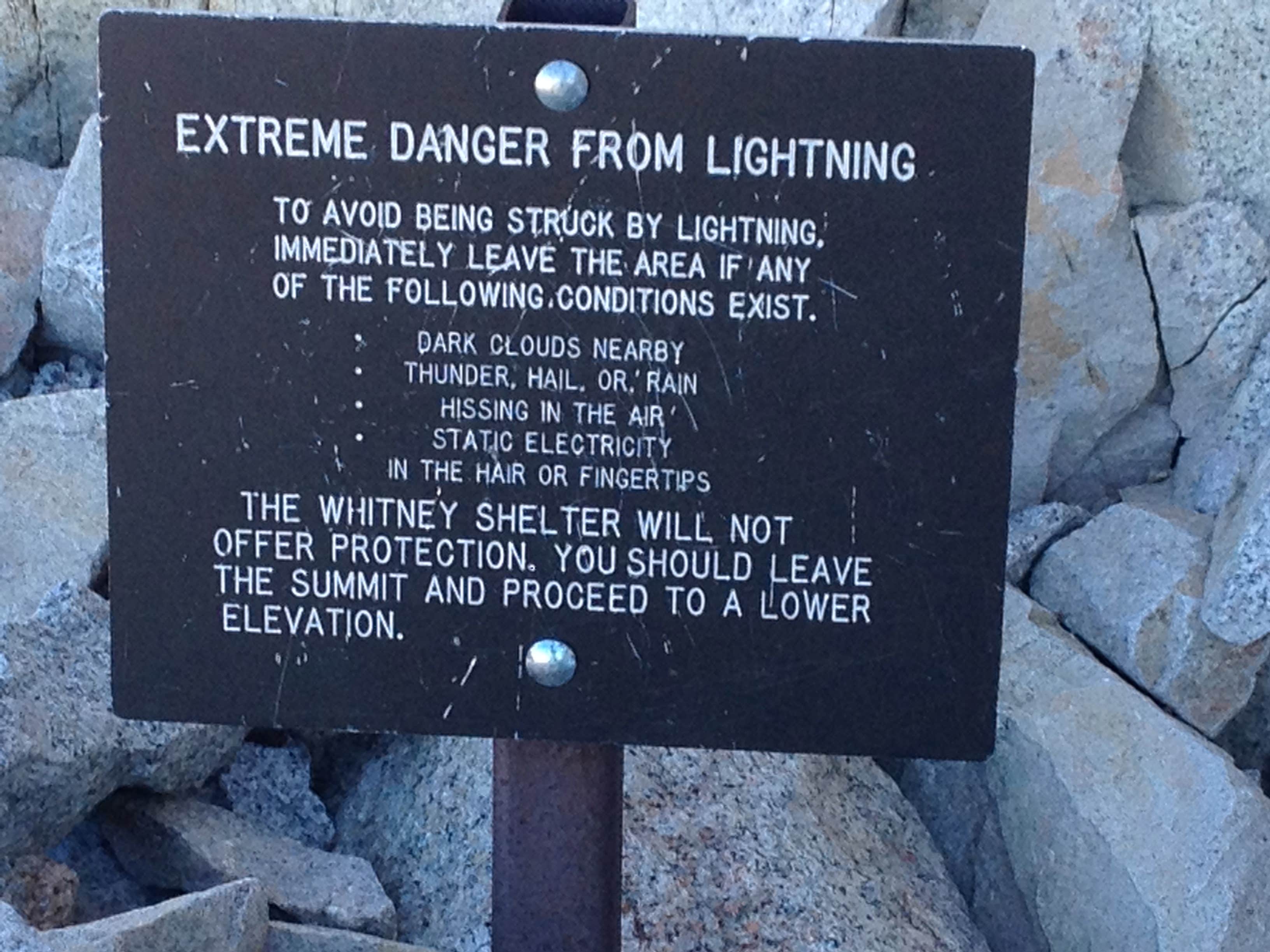 Camper submitted image from Whitney Portal - 4
