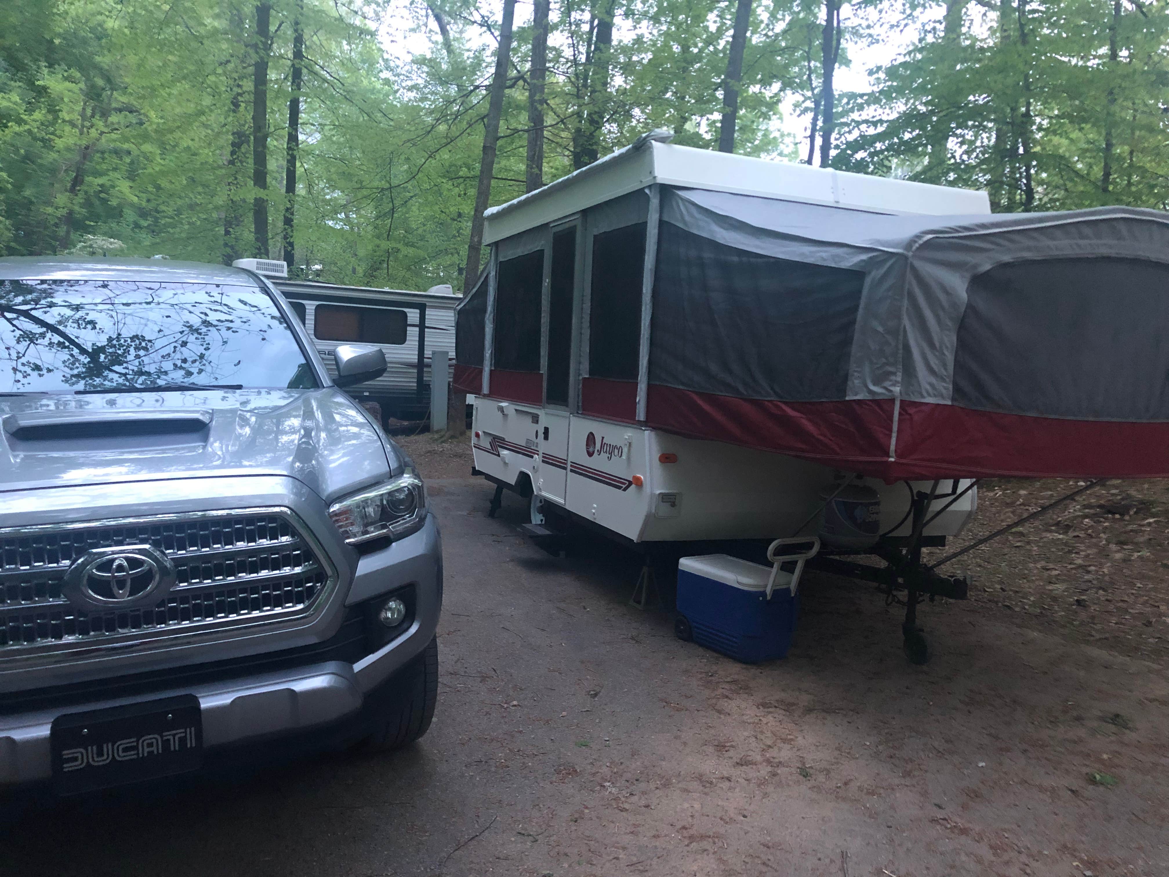 Kate  S.'s photo of rv camping at Warriors' Path State Park Main Campground — Warriors' Path State Park near Pound, VA