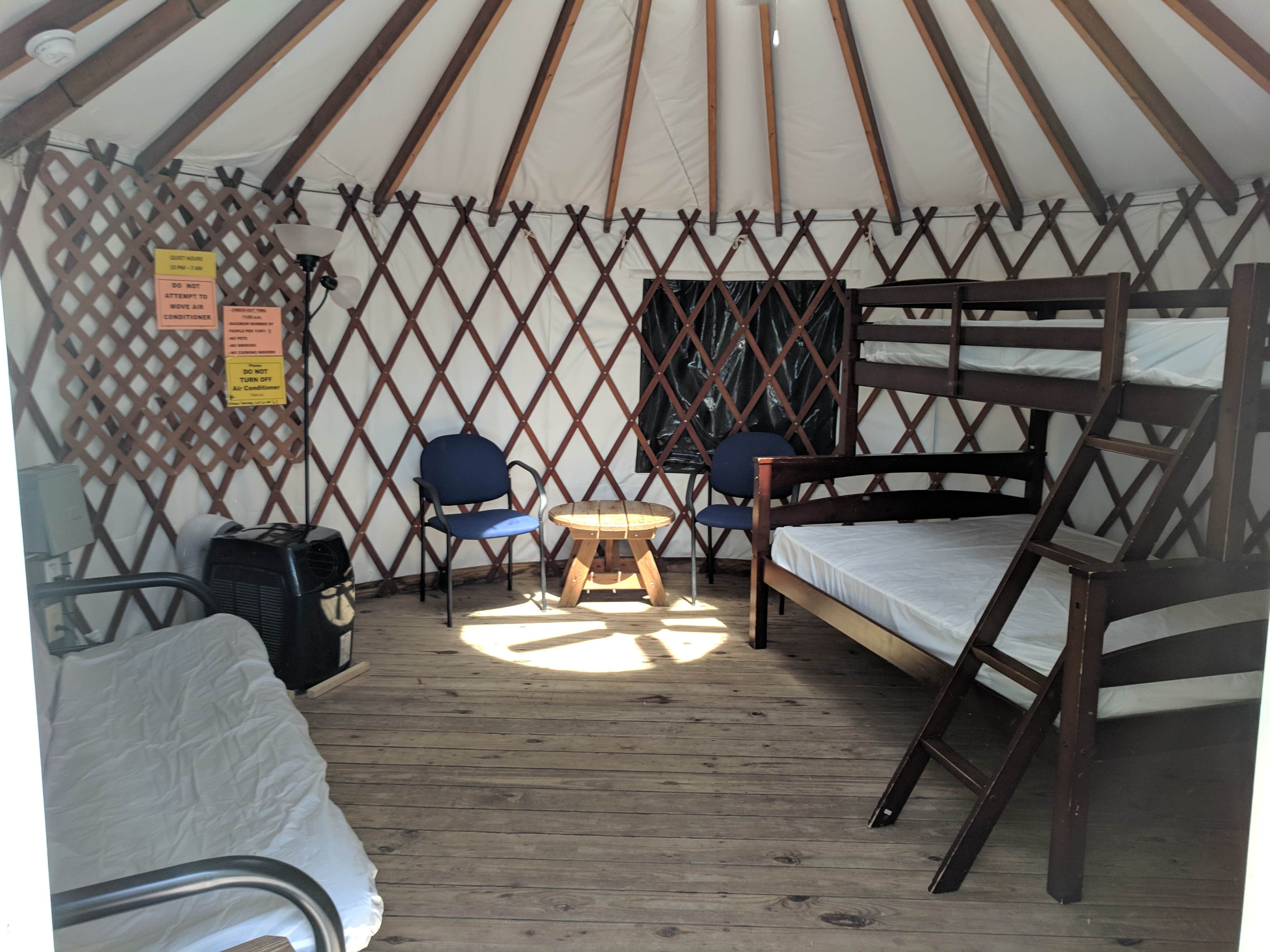 Phinon W.'s photo of glamping accommodations at Trap Pond State Park Campground near Laurel, DE