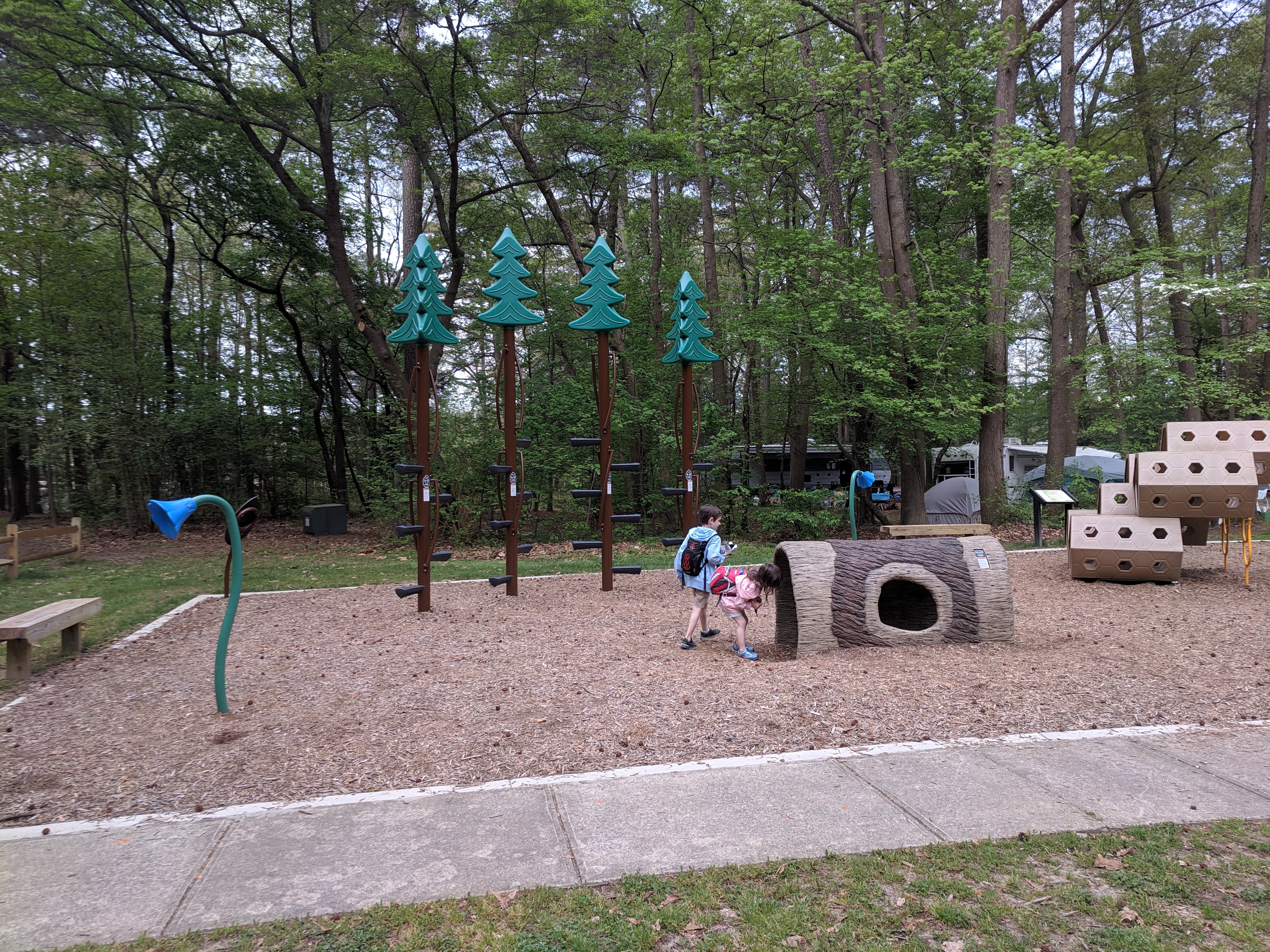 Campground playground left side