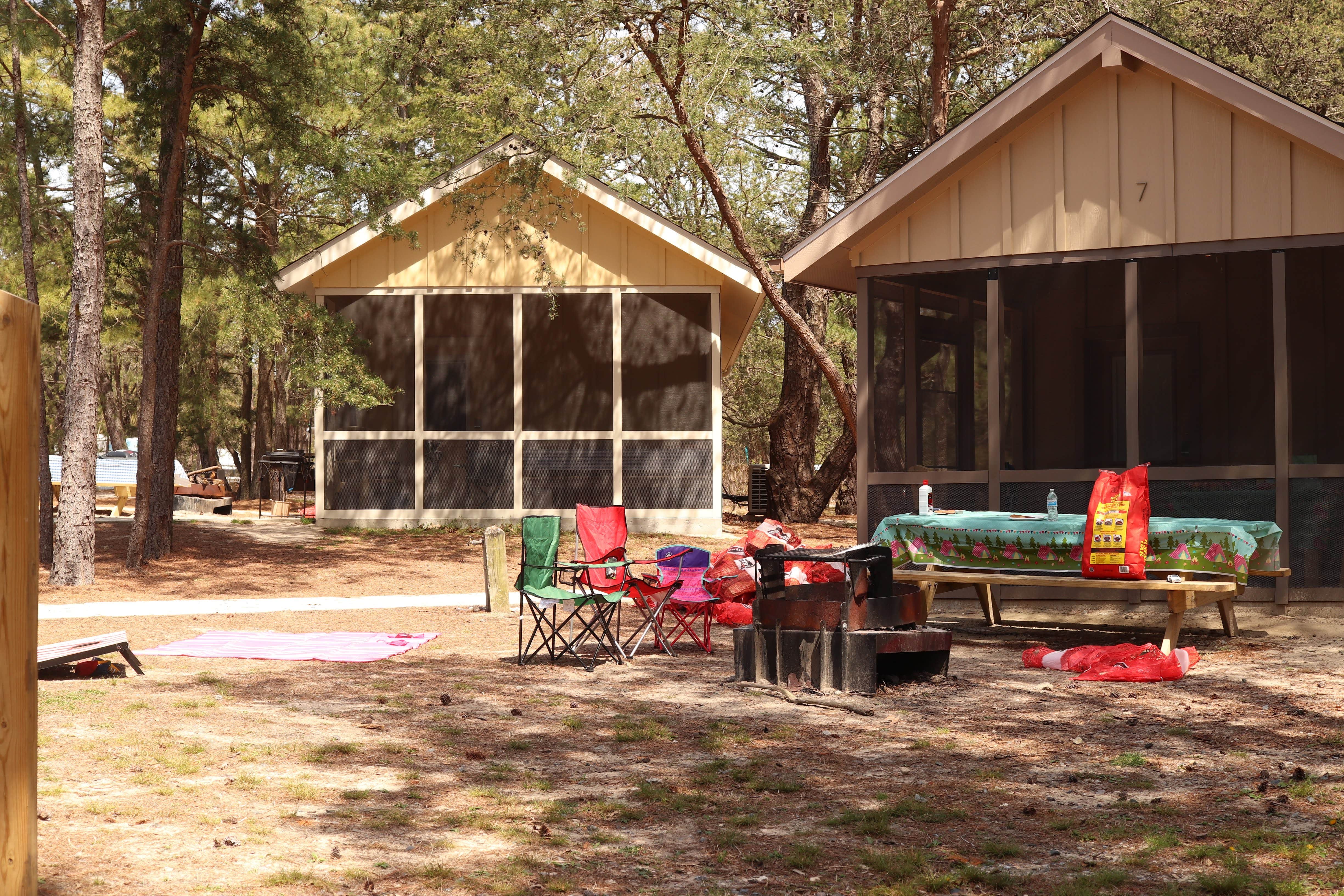 Phinon W.'s photo of a cabin at Cape Henlopen State Park Campground near South Dennis, NJ