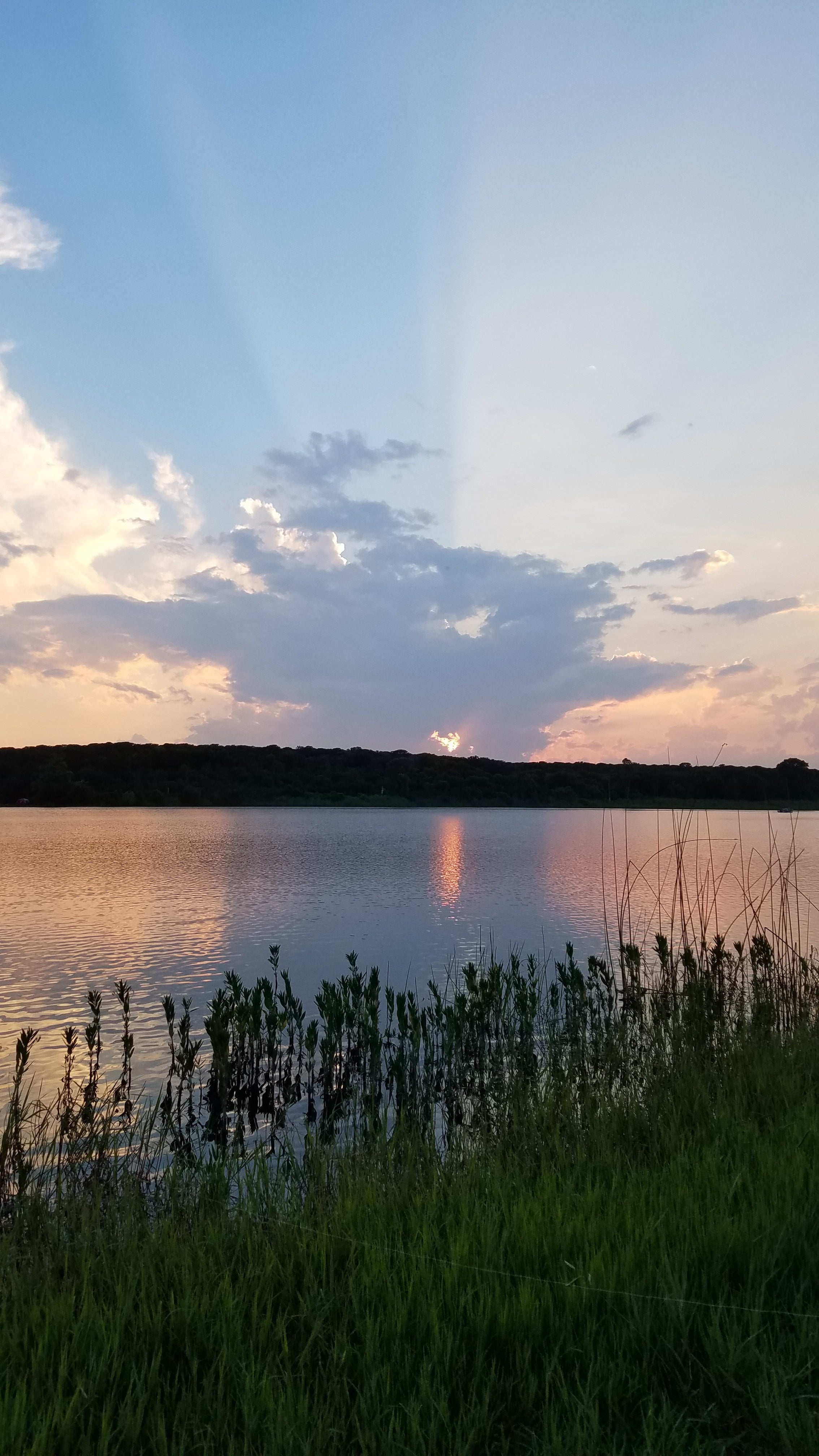 Sunset at Lake Meridian
