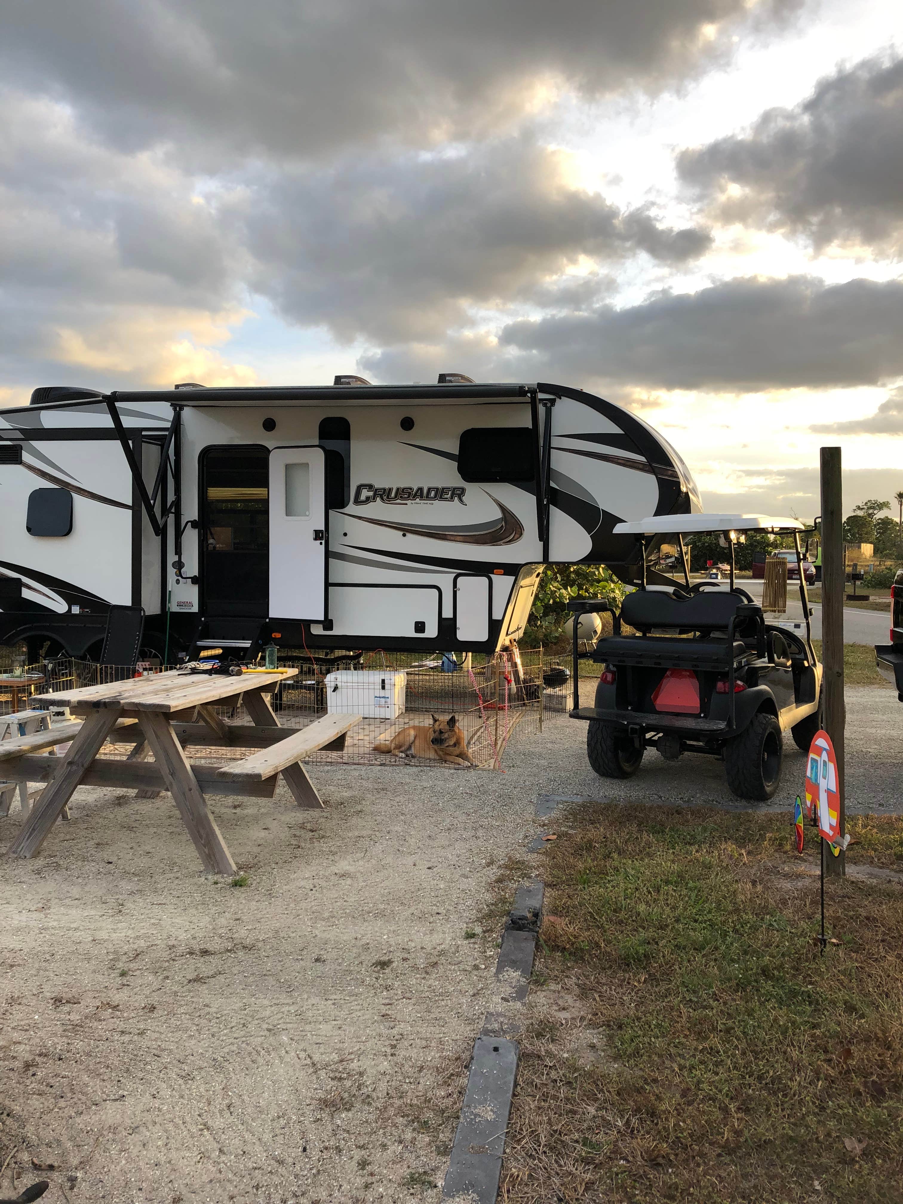 Suzie F.'s photo of rv camping at Pine Grove Campground — Jonathan Dickinson State Park near Palm Beach Gardens, FL