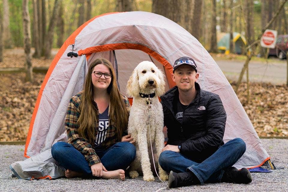 Brandon W.'s photo of camping with pets at Claytor Lake State Park Campground near Waiteville, WV
