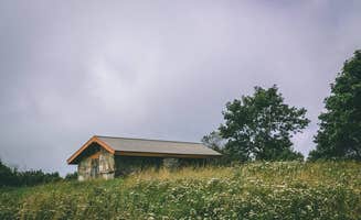 Brandon W.'s photo of a cabin at Chestnut Knob Shelter, Appalachian Trail near Ceres, VA