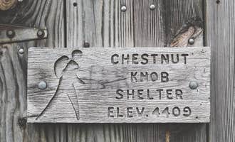 Camping near Creekside Campground — Hungry Mother State Park: Chestnut Knob Shelter, Appalachian Trail, Ceres, Virginia