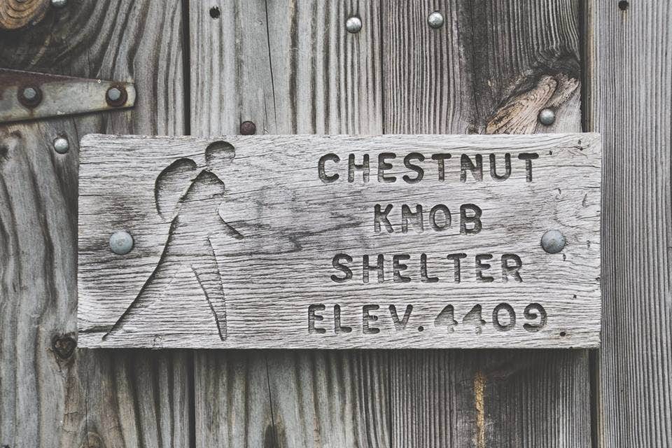 Camper submitted image from Chestnut Knob Shelter, Appalachian Trail - 1