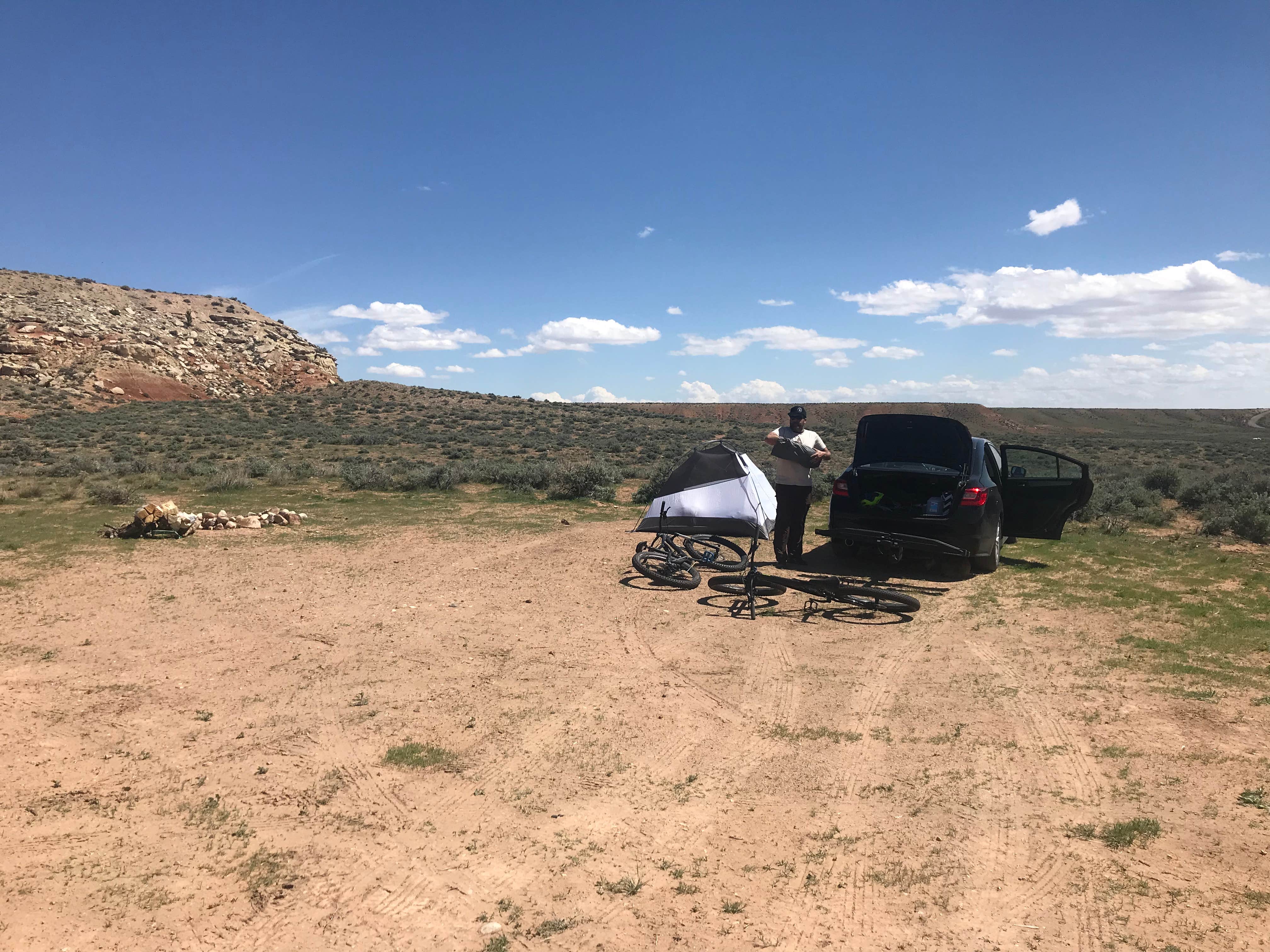 Camper-submitted photo at McCoy Flats MTB Trailhead near Duchesne, UT