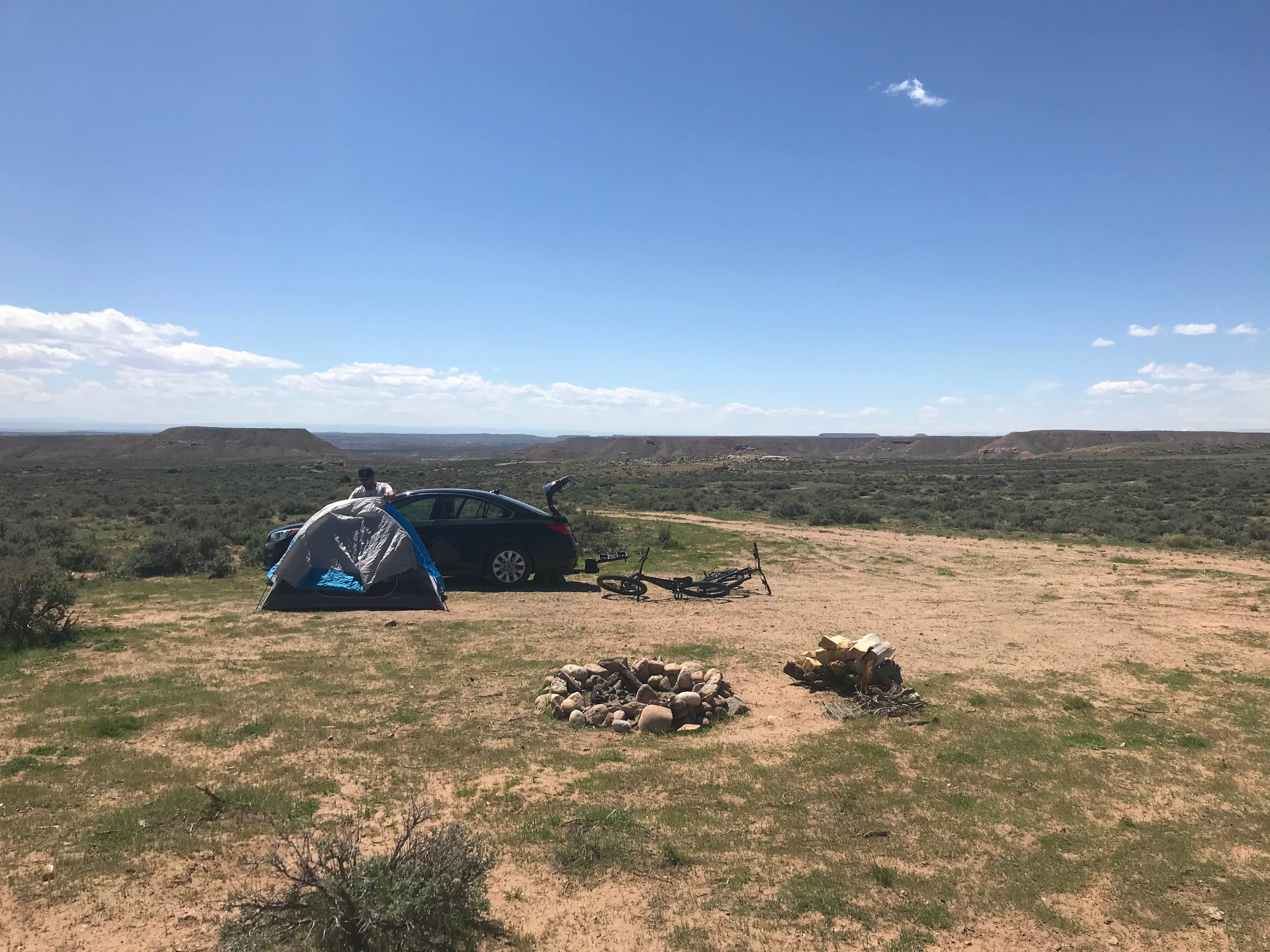 Jenny R.'s photo of a dispersed camping area at McCoy Flats MTB Trailhead near Duchesne, UT
