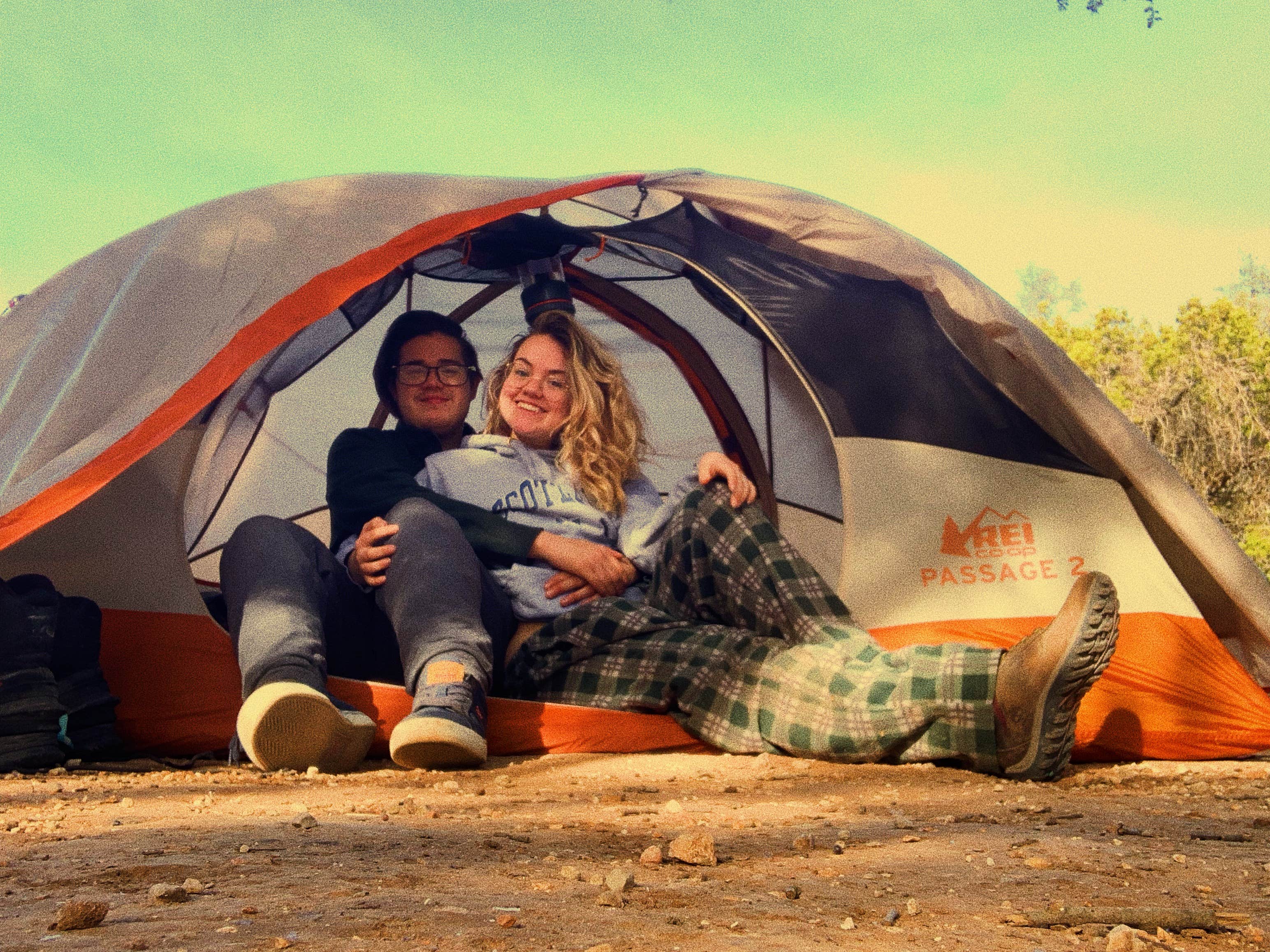 Kd D.'s photo of tent camping at North Area — Colorado Bend State Park Campground near Marble Falls, TX