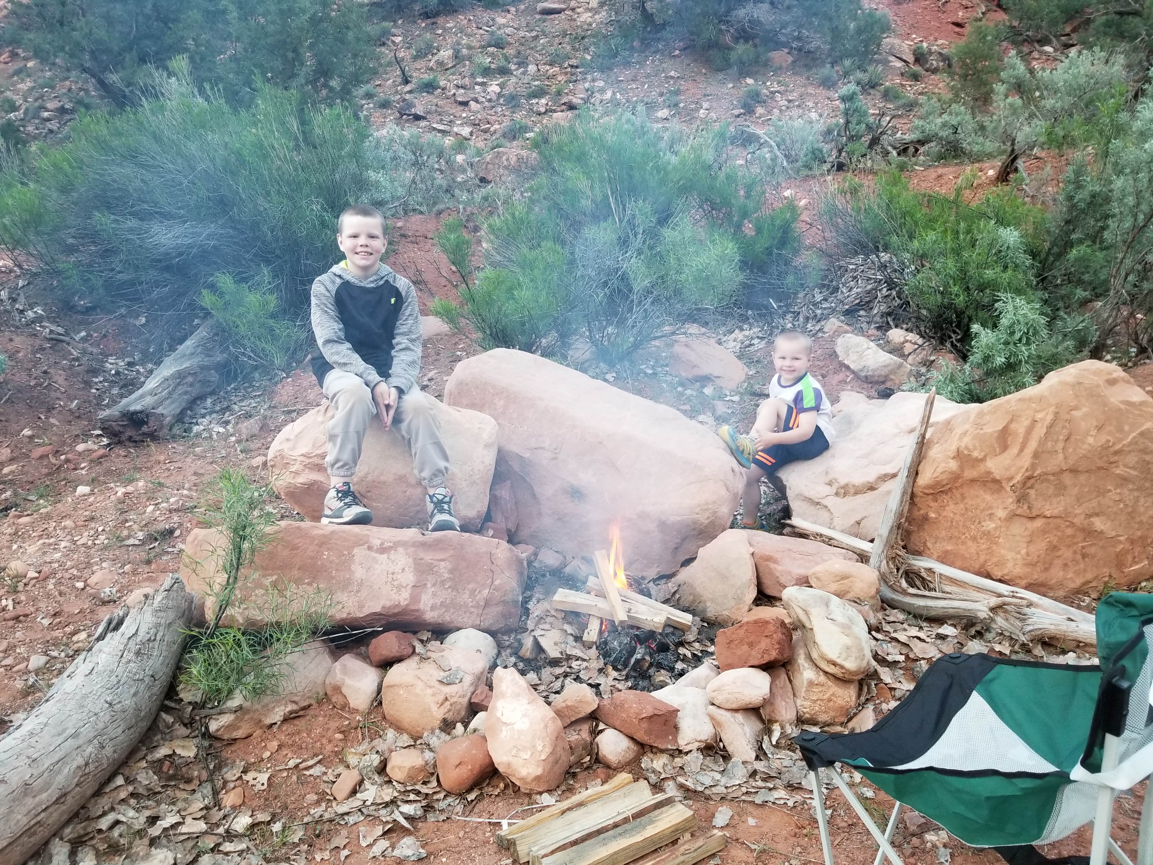 Melissa K.'s photo of a dispersed camping area at Gateway Recreation Area Dispersed, BLM near Glade Park, CO