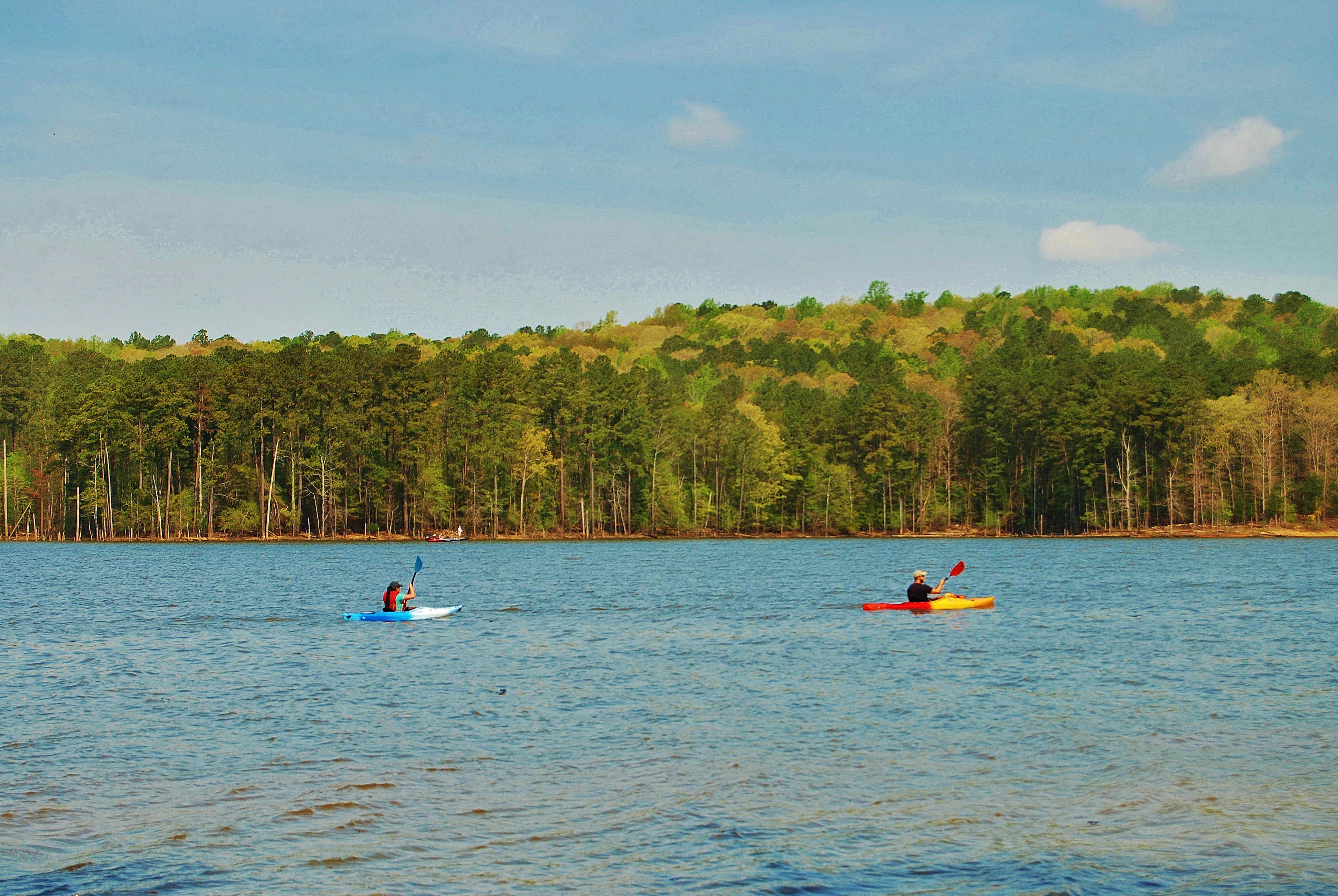 Kayaking on the Lake