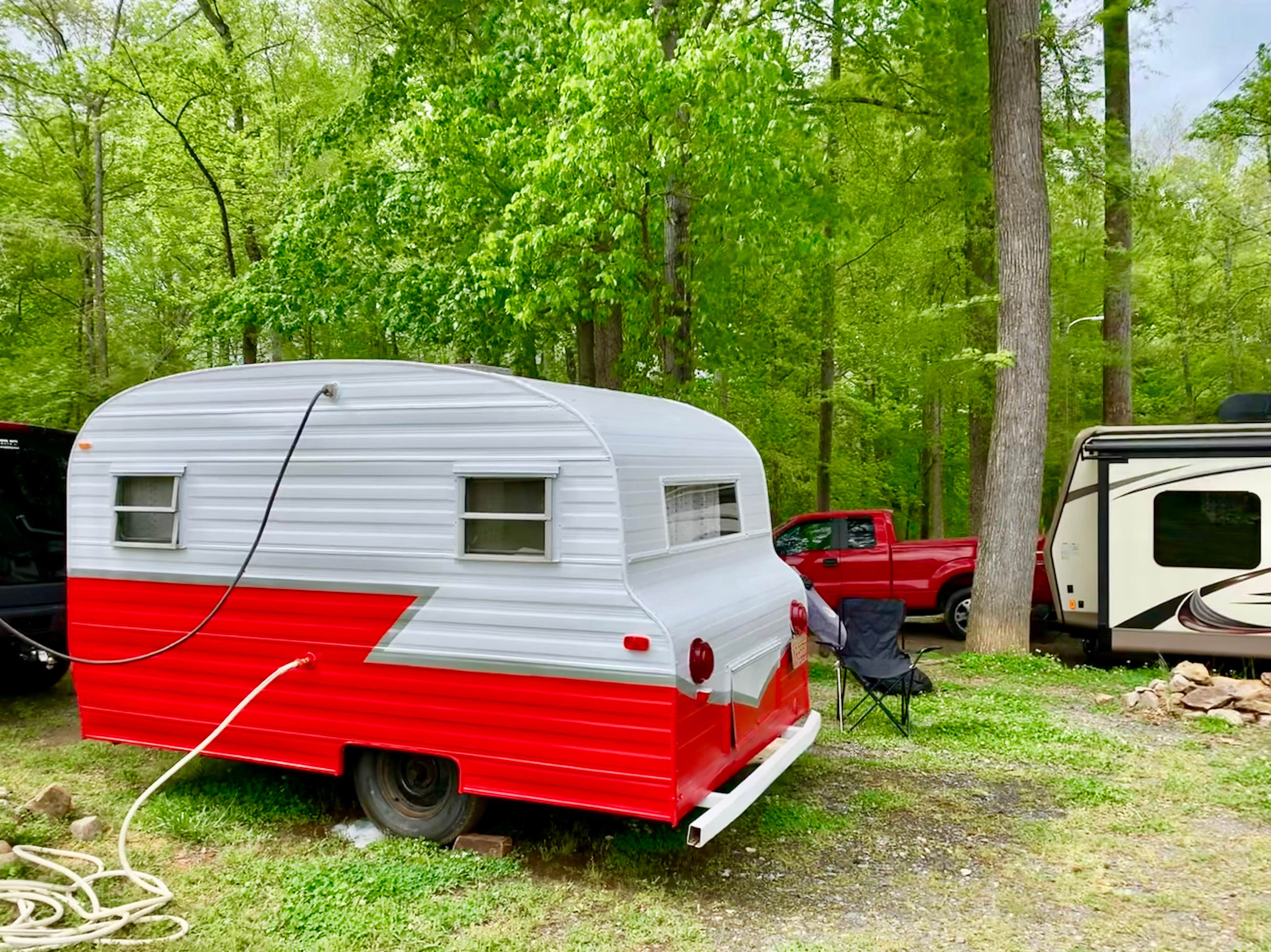 Nikki A.'s photo of rv camping at Deep River Campground And RV Park near Seagrove, NC