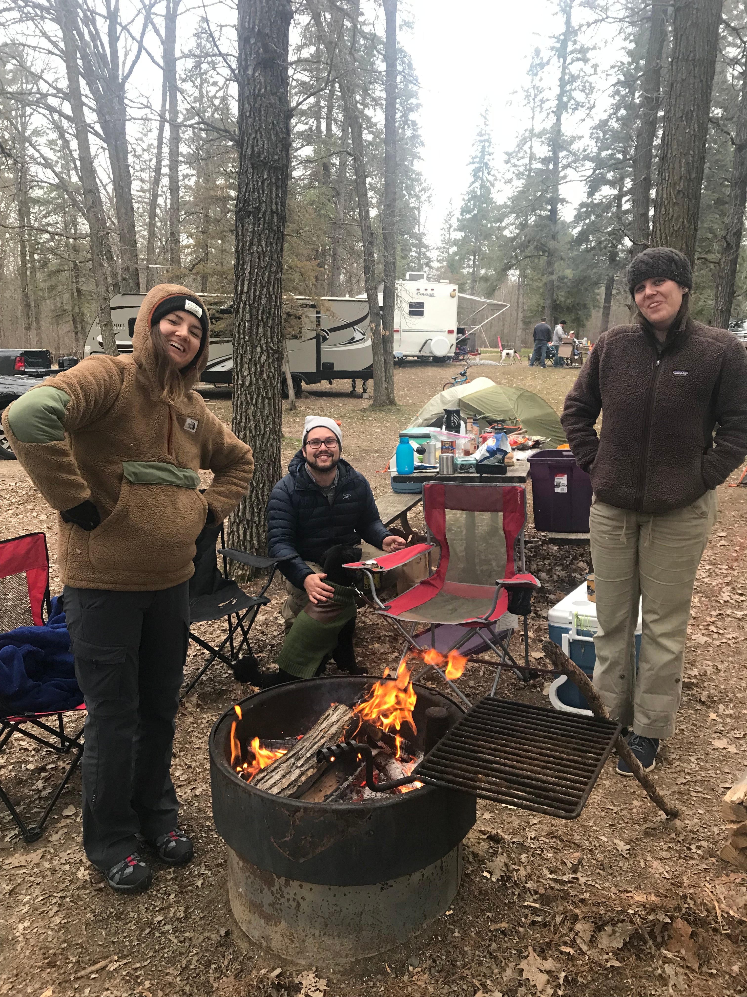 Cold, but fun. Early season camping [May 2019]