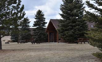 Camping near Comanche Park: Gold Camp Cabins, Custer, South Dakota