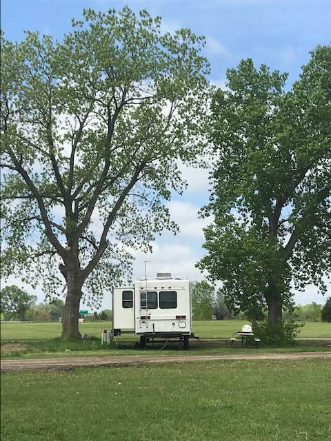 Lyndel W.'s photo of rv camping at Cottonwood Grove RV Campground near Marion Reservoir