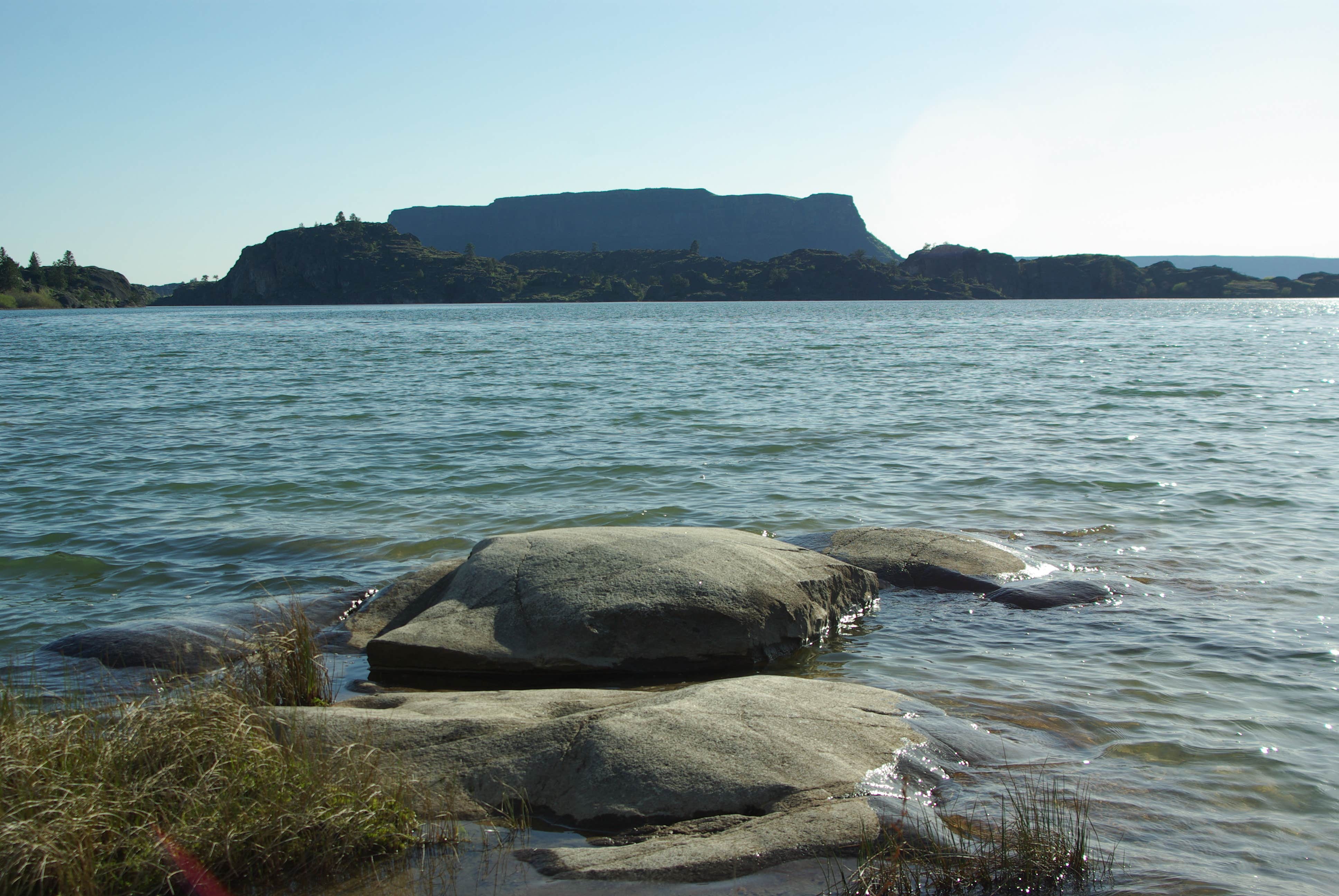 Camper-submitted photo at Jones Bay Campground — Steamboat Rock State Park near Coulee Dam, WA