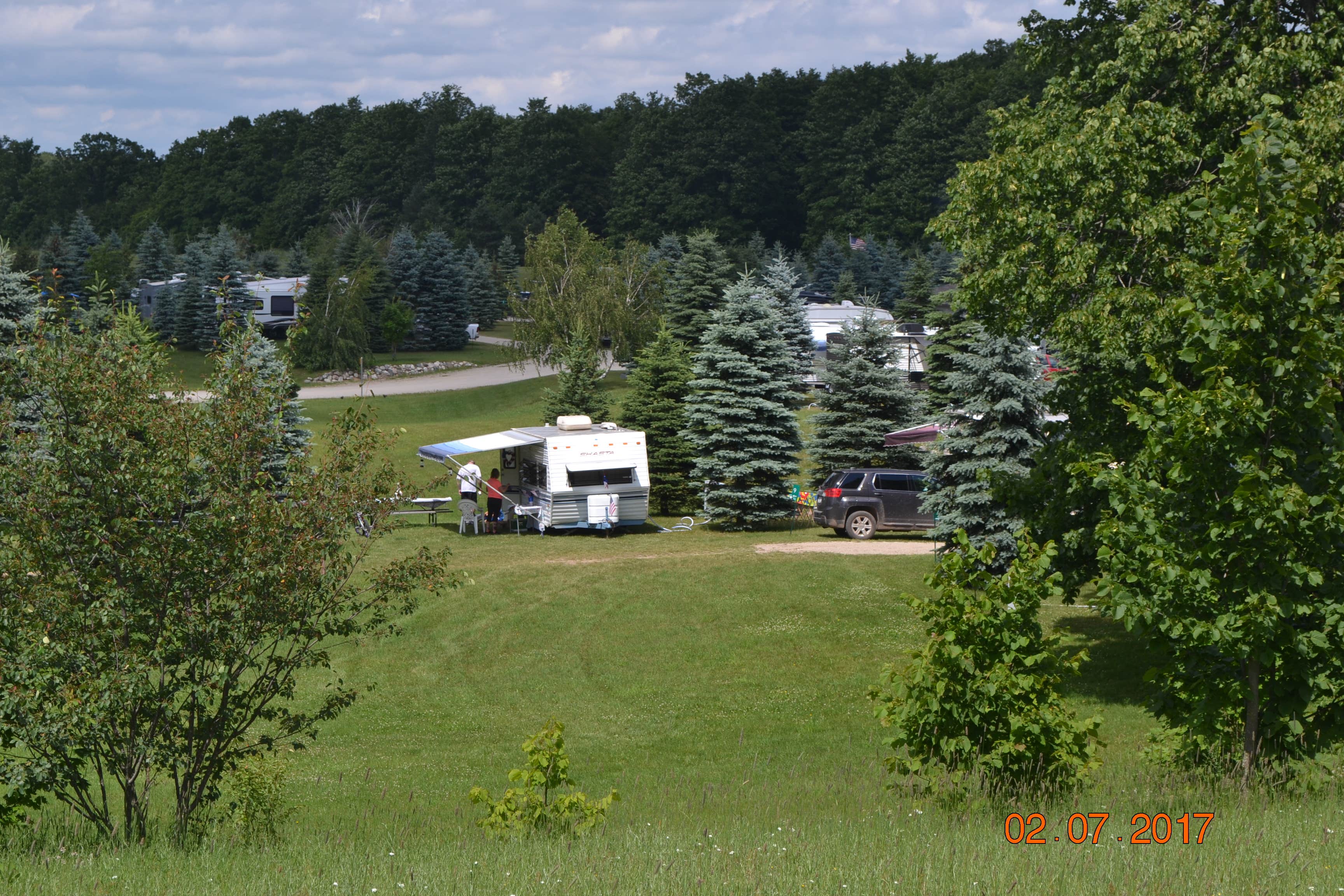 Russell C.'s photo of rv camping at Starlight Campground and RV Park near South Boardman, MI