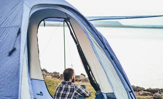 Sapphire J.'s photo of tent camping at Hok-Si-La City Park & Campground near Lakeland, MN