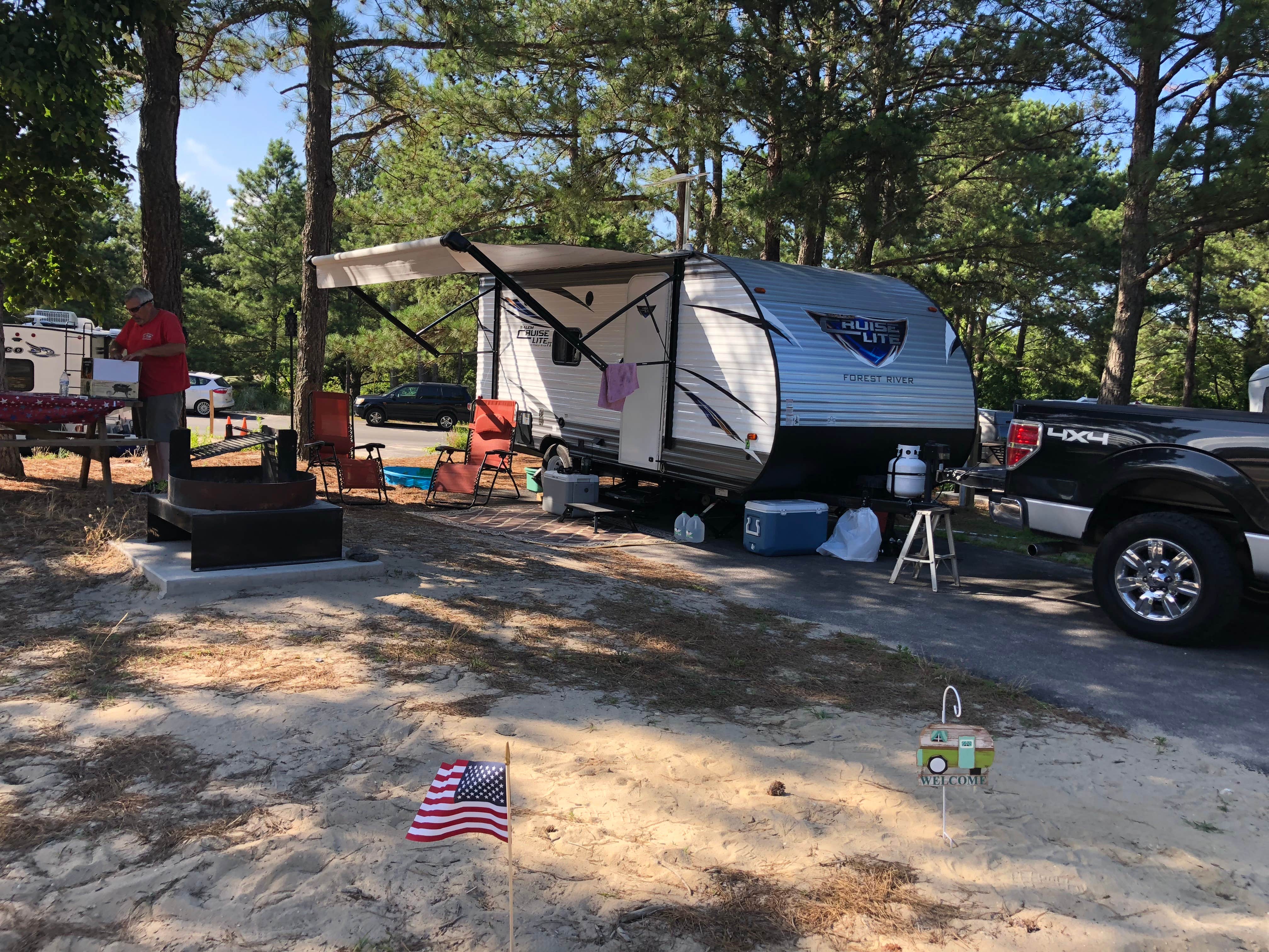 Shirley M.'s photo of rv camping at Cape Henlopen State Park Campground near Denton, MD