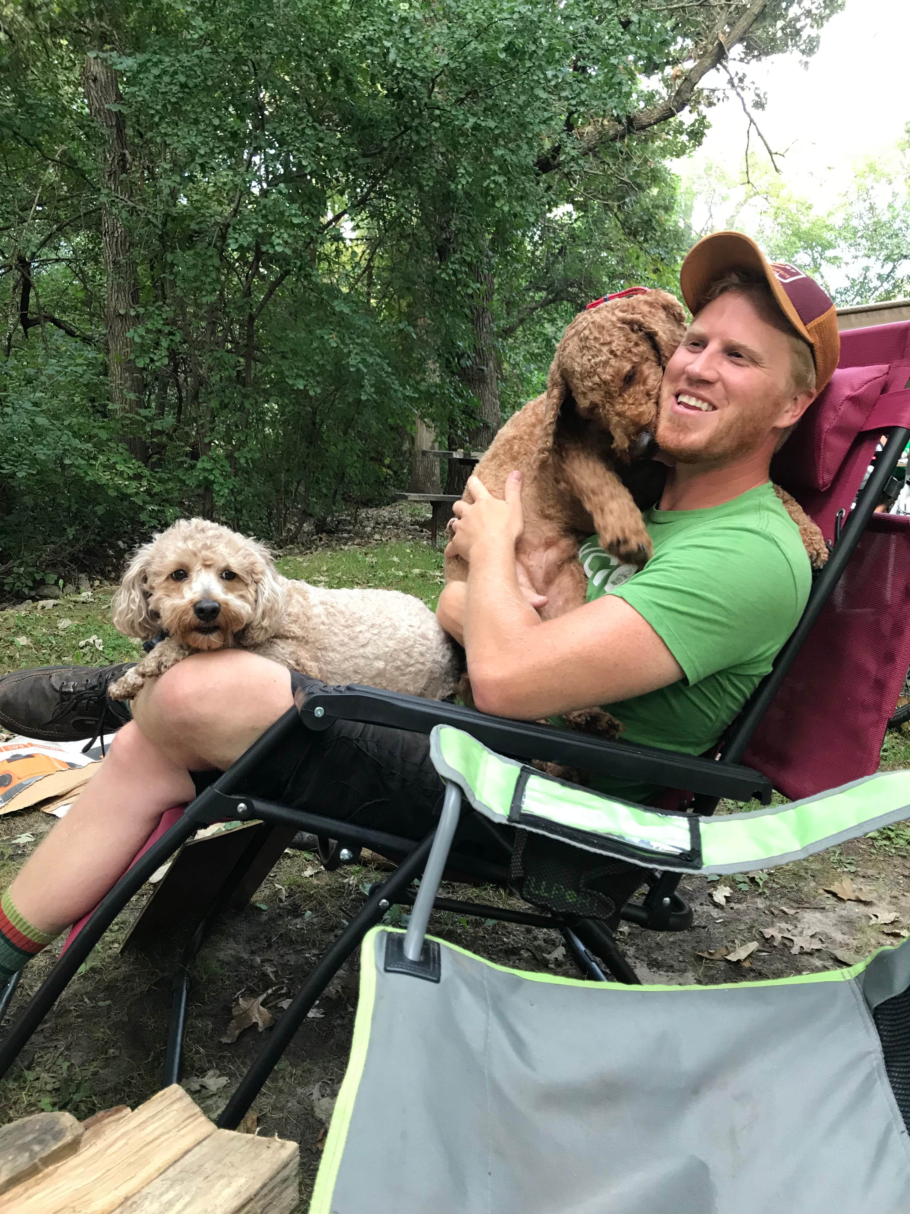 Anna S.'s photo of camping with pets at Cannon Falls Campground near Red Wing, MN
