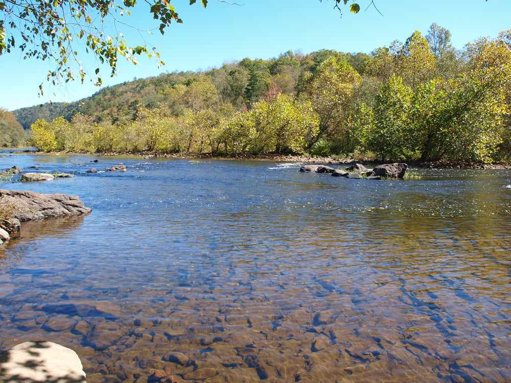 The Emory River as seen from Rock Creek Campground.
