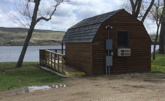 Shannon G.'s photo of a cabin at Campground 3 — Oahe Downstream Recreation Area near Pierre, SD