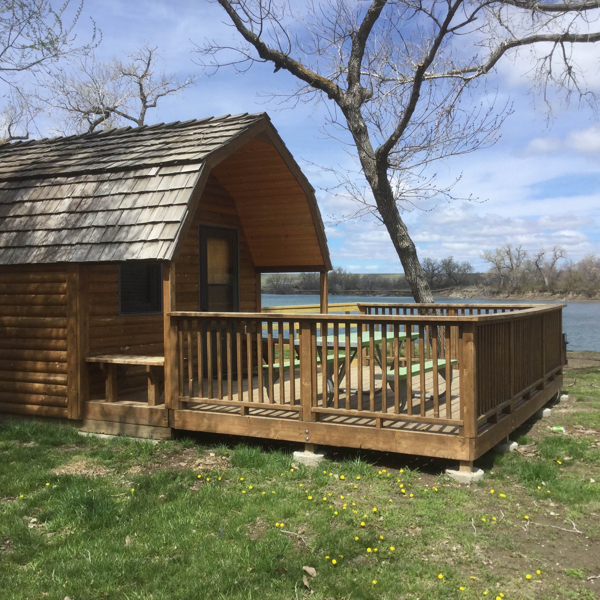 Shannon G.'s photo of a cabin at Campground 3 — Oahe Downstream Recreation Area near Pierre, SD
