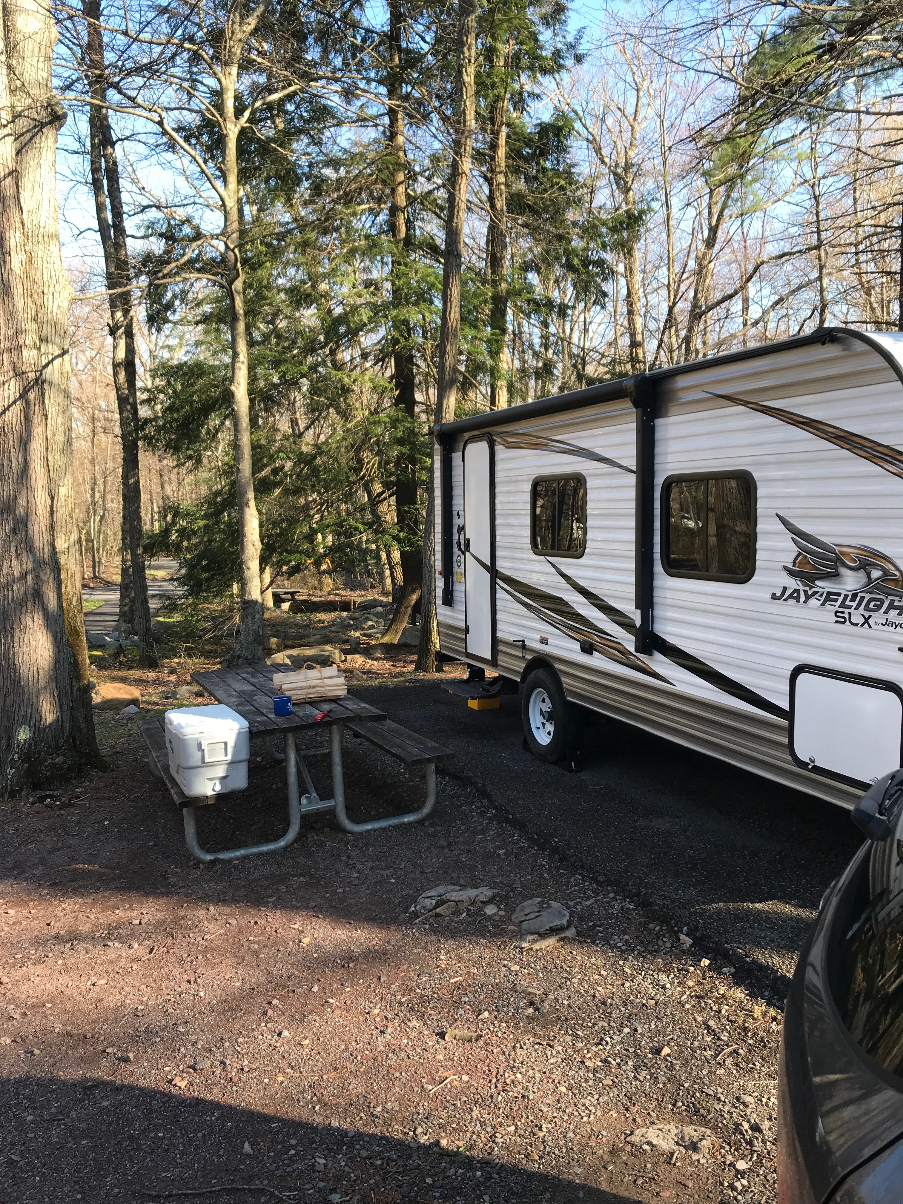 Dave’s new camper at Hickory Run St Park