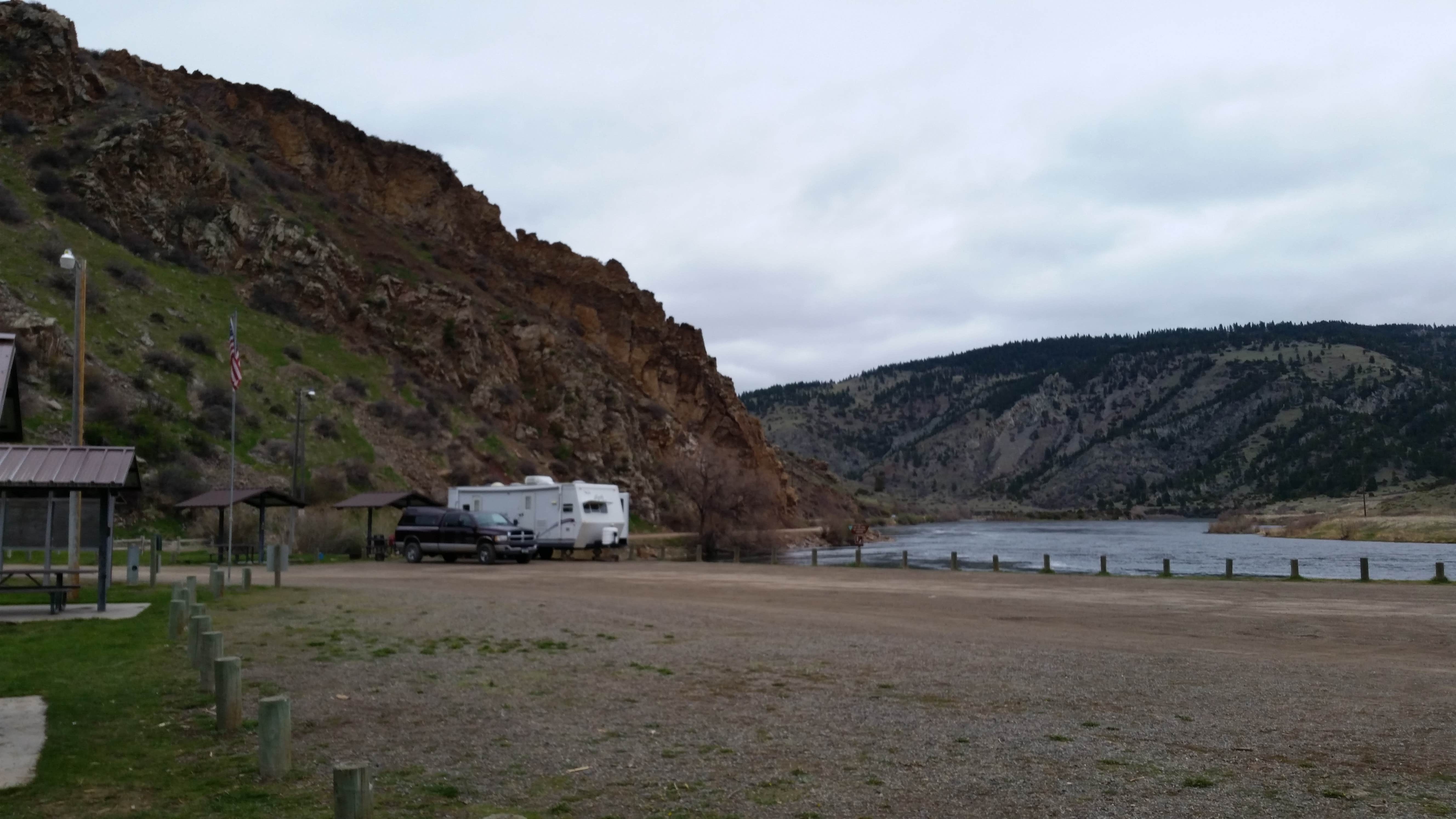 Camper-submitted photo at Holter Dam Rec. Site Campground near Lewis and Clark National Forest